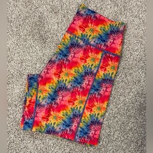 EUC CVG 7” Rainbow Tie Dye Shorts - MEDIUM